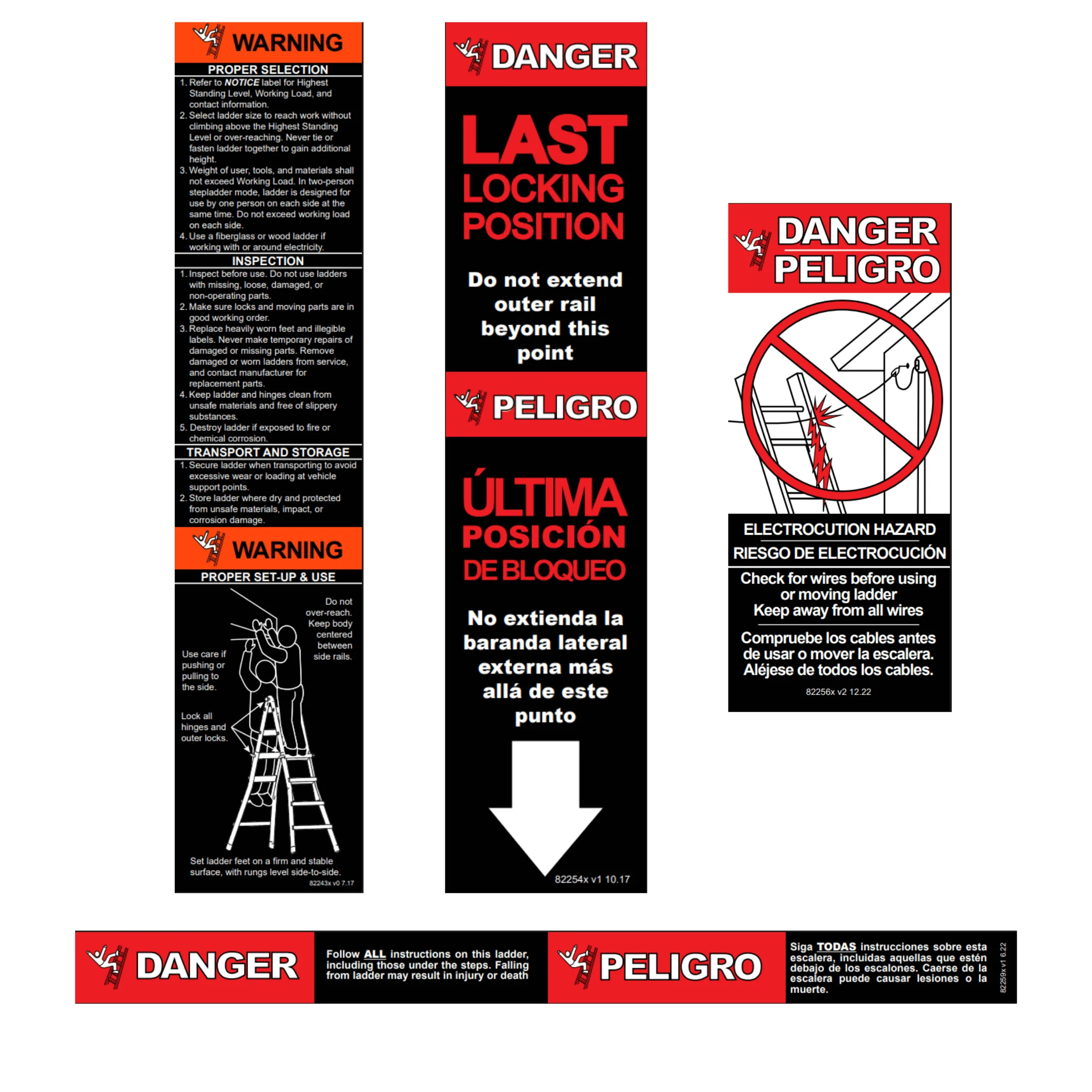 Label Kit (English/Spanish) for SkyScraper