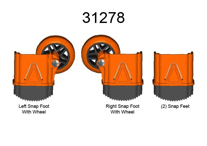Outer Snap Foot Replacement Kit - Image 2