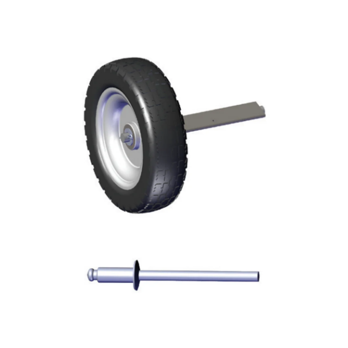 Replacement All Terrain Wheel Kit for Safety Cage