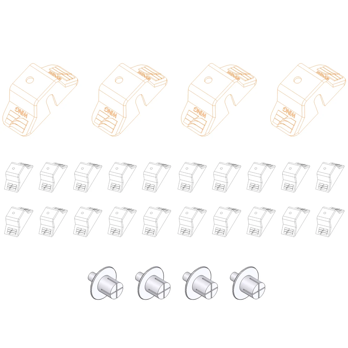 Rung Cap Replacement Kit - Image 2